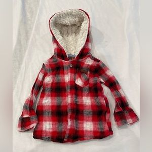 7 for all Mankind Flannel Hoodie, 18 months